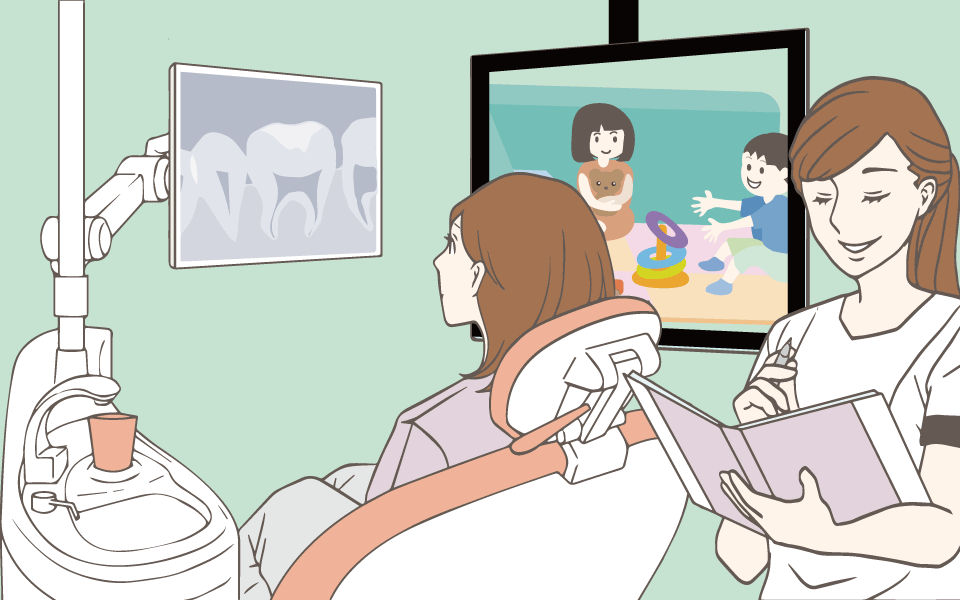 歯科診察室のご利用イメージ