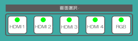 ソースボタンを選択するだけで画像・音声を提示できるシンプルな操作