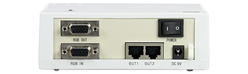 アナログRGB信号延長器『LES-200A』(Aユニット)背面