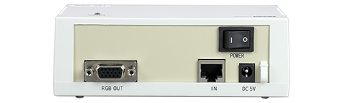 アナログRGB信号延長器『LES-200B』(Bユニット)背面