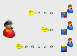 プレス&トーク機能