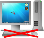 学生パソコンのロック(キーボード・マウスロック)