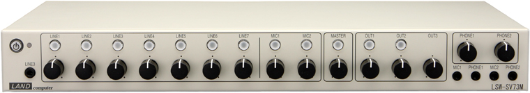 7対3連動音声セレクタ LSW-SV73M(前面)